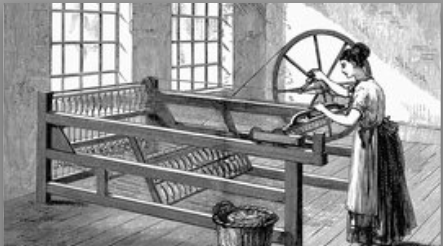 Creación de la Spinning Jenny