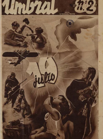 Regresa de nuevo a Valencia y colabora en el periódico "Umbral"