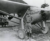 Charles Lindberg completes solo flight across the Atlantic