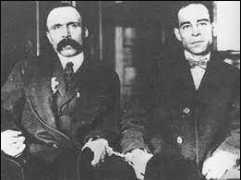 Sacco and Vanzetti arrested for armed robbery and murder
