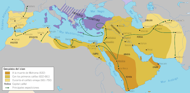 Inicio de la expansión del islam