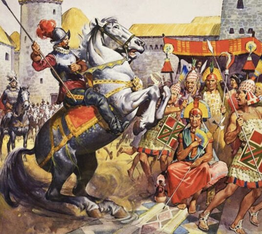 Pizarro conquers Inca Empire