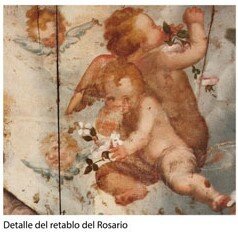 Pedro de Liendo, pintura, retablo cofradía Nuestra Señora del Rosario