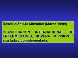Resolución 945 de 1999