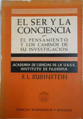El Ser y la Conciencia