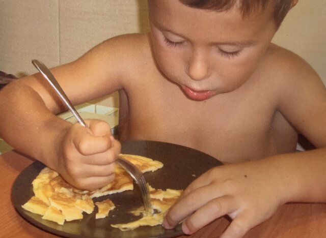 Vaig menjar truita per primera vegada