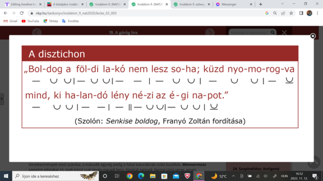Szimonidész, epigramma, disztichon