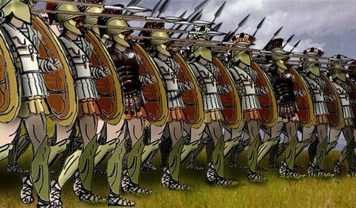 Défaite perse devant les grecs à marathon