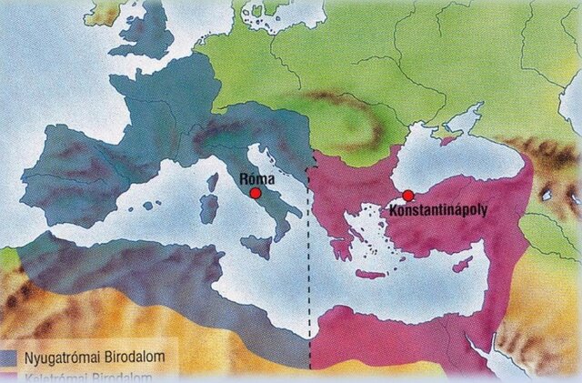 Római Birodalom kettéválása
