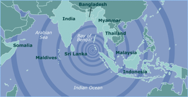 Tsunami devestates South Asia