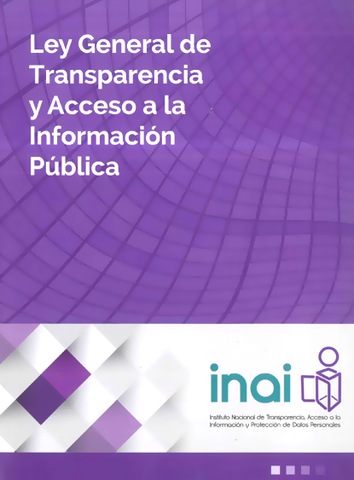 Promulgación de la Ley General de Transparencia y Acceso a la Información Pública