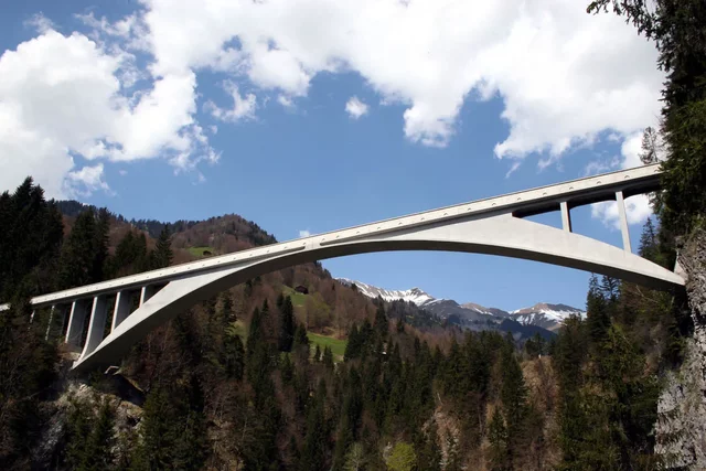 Valtschielbach bridge, Schiers Switzerland