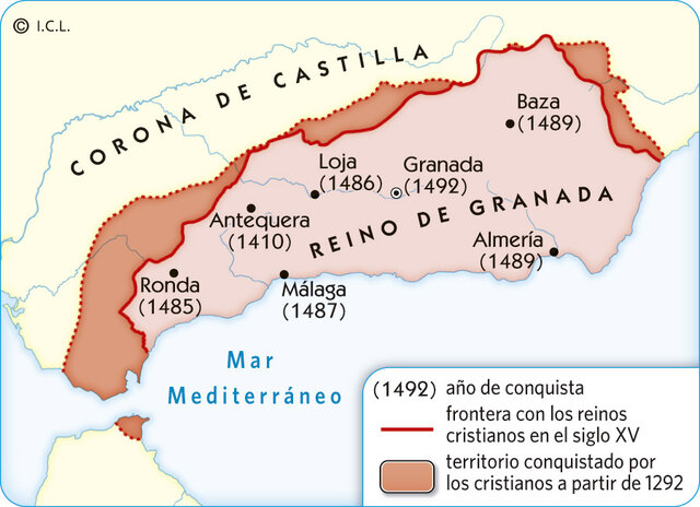 El reino nazarí de Granada