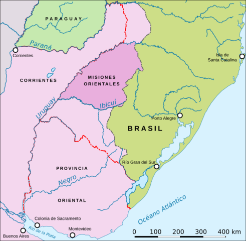 Cesión de reducciones jesuíticas a Portugal a cambio de la entrega de la colonia de Sacramento