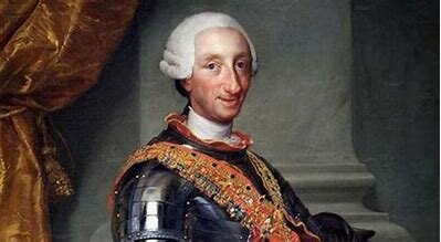 Muere Carlos III y le sucede en el trono su hijo Carlos IV.