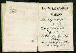 Tercer Pacto de Familia y derrota en la guerra de los Siete Años.