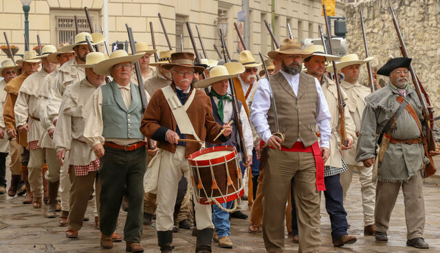 Last Help Arrives - the Men From Gonzales