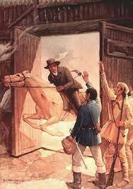 Arrival of James Butler Bonham with Promise of Help