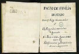 Tercer Pacto de Familia y derrota en la guerra de los Siete Años.