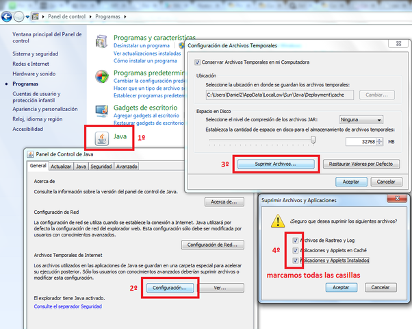 version de 1.6 a 1.8