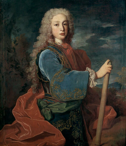 Felipe V abdica en su hijo Luis I.