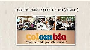 Plan de Estudios Decreto 1002 de 1984