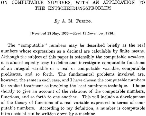 Conceptualization of Turing Machines