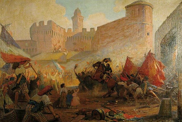El poble de París assalta la Bastilla