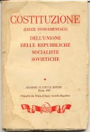 La costituzione sovietica