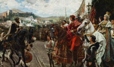 Fi de l'ultim regne musulmà, el de Granada. Descubriment d' America