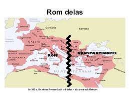 Romarriket delas