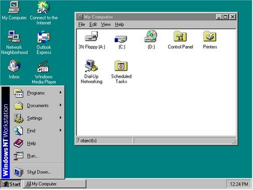 Lanzamiento de Windows NT
