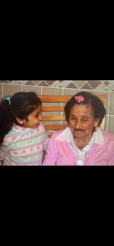 My great grandma died