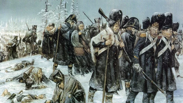 Начало отступления французов