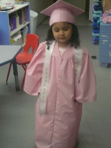 Graduated from pre school