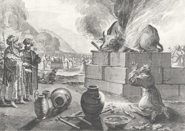 Elijah on Mount Carmel