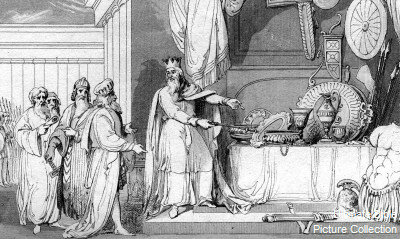 Hezekiah Shows Treasures