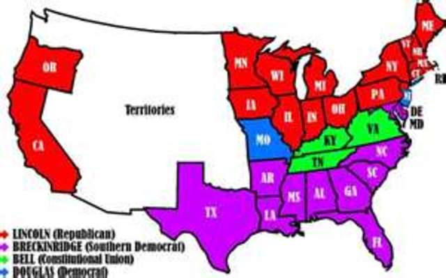 PRESIDENTIAL ELECTION OF 1860