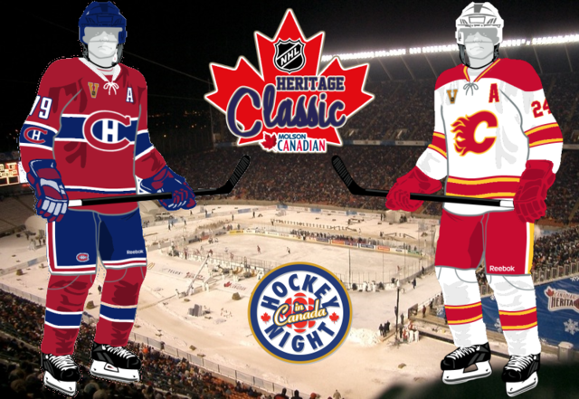 Heritage Classic Calgary VS Montreal.