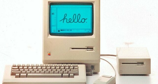 Первые компьютеры Macintosh с графическим интерфейсом