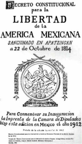 Decreto Constitucional para la Libertad de América Mexicana
