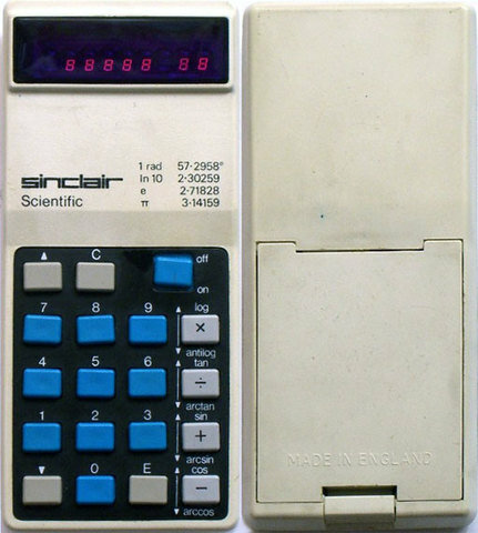 1970 год. выпуск карманных калькуляторов