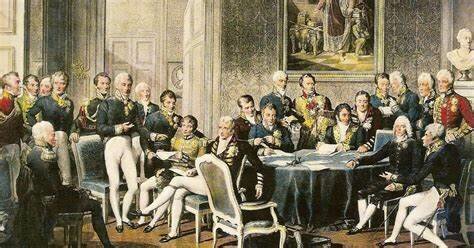 Els estats vencedors de napoleó es reuneixen en el Congrés de Viena