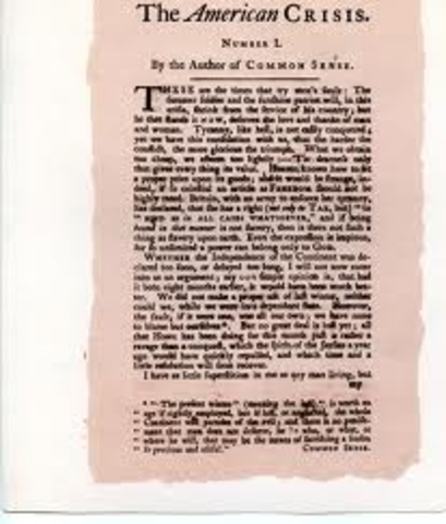 Thomas Paine's "The American Crisis"