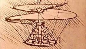 Invento del humanismo renacentista: tornillo aéreo y el planeador