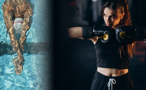 Natación y Boxeo