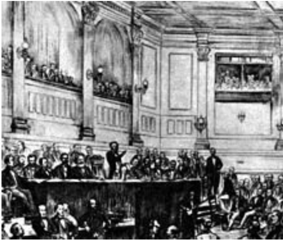 Inauguración de la I Internacional de trabajadores