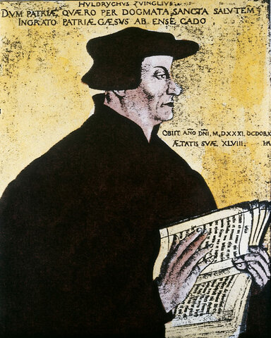 Zwingli elabora una propria versione della Riforma