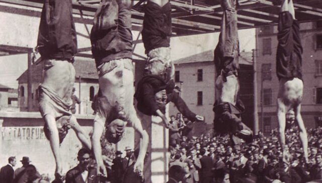 Mussolini excécuté