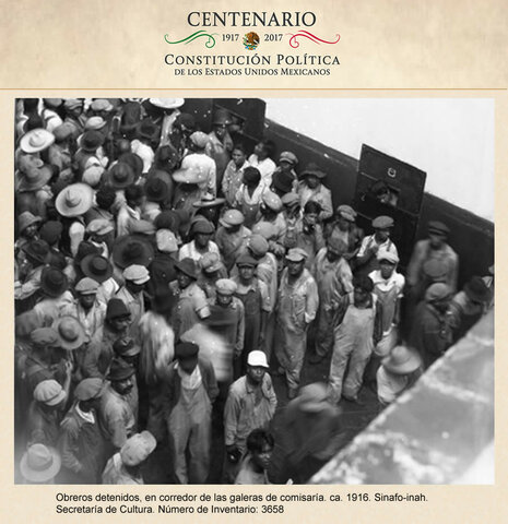 Decreto con el que se castiga con la pena de muerte a los trabajadores huelguistas